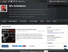 Tablet Screenshot of bfc-kravmaga.com